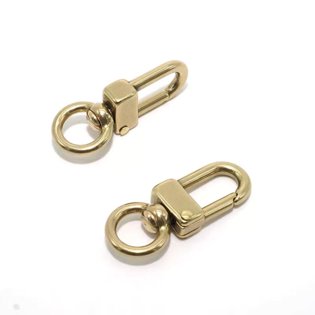 Heavy Duty Solid Brass Hardware Kit: Swivel Lobster Claw Clasps, Spring ...