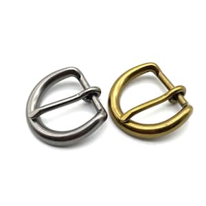 Beautiful D Design Copper Buckle For Women Slim Belts