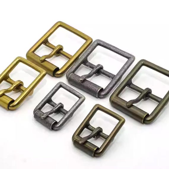 Vintage Solid Brass D-Ring Belt Buckle - 1.5\