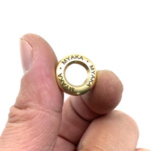 Customized Brass Grommet Leather Eyelets Ring Personalized Brand Logo