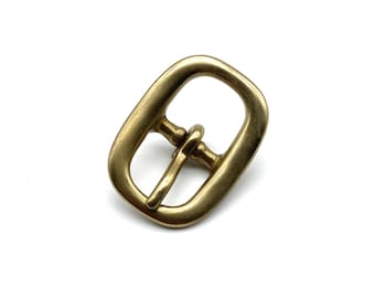 Fibbia in ottone massiccio cintura fibbia borsa fibbia ad