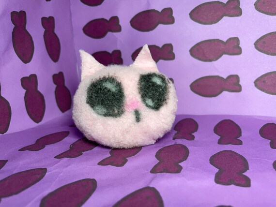 Handmade Pink Munchkin Cat Squishy Etsy