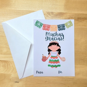 Porte-cartes Muchas Gracias, Cadeau pour professeur d'espagnol, Membre de la famille d'espagnol, Porte-cartes pour nounou, Porte-cartes pour collègue