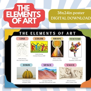 The Elements of Art Poster (digital download)