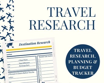 Planificador de investigación de viajes