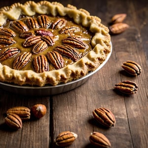 Receita irresistível de torta de noz-pecã Keto - baixo teor de carboidratos, sem açúcar e perfeita para férias! Download digital da RECEITA para impressão