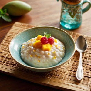 Pudín Cremoso De Tapioca Con Leche De Coco | Postre vegano y sin gluten | RECETA de comida reconfortante sin lácteos Descarga digital imprimible