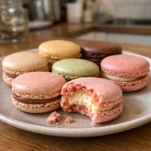 Ricette squisite per macaron, biscotti francesi classici dal sapore intenso, stampabili, scaricabili, guida alla cottura per principianti