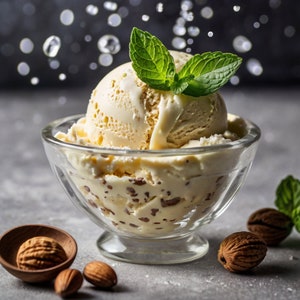 Romig Keto Vanille-ijsrecept - Koolhydraatarm, suikervrij en gemakkelijk te maken! RECEPT Digitale download afdrukbaar
