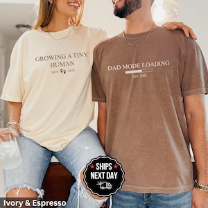 Custom Surprise Baby News Shirt, Joyful Family Reveal Quote Tee, Meaningful Gift for Soon To Be Parents Sharing Their Big Moment