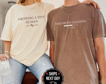 Custom Surprise Baby News Shirt, Joyful Family Reveal Quote Tee, Meaningful Gift for Soon To Be Parents Sharing Their Big Moment