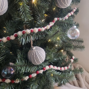 Christmas Garland, Tree Garland, Popcorn and Cranberries Garland, Christmas Tree Garland, Traditional Christmas Garland