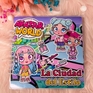 Avatar World - Activity and Busy Book, Paper Dolls. Dollhouse. Style Town