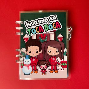 Toca Boca Mini, regalo di Natale, libro di attività, giocattoli educativi, Montessori, Toca Boca invernale, regalo per bambini. Toca Boca Life.