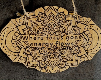 Where focus goes energy flows.