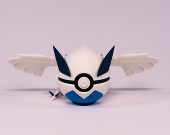 Pokémon Lugia Figure | 3D Printed Decoration | Gift for Pokémon Fans | Handmade