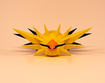 Pokémon Zapdos Figurine | 3D Printed Decoration | Gift for Pokémon Fans | Handmade