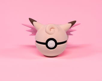 Pokémon Clefable Figurine | 3D Printed Decoration | Gift for Pokémon Fans | Handmade