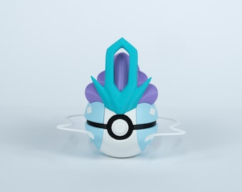 Pokémon Suicune Figurine | 3D Printed Decoration | Gift for Pokémon Fans | Handmade