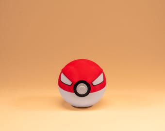 Pokémon Voltorb Figurine | 3D Printed Decoration | Gift for Pokémon Fans | Handmade