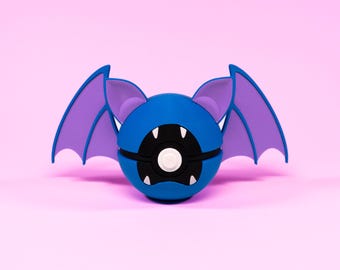 Pokémon Zubat Figure | 3D Printed Decoration | Gift for Pokémon Fans | Handmade