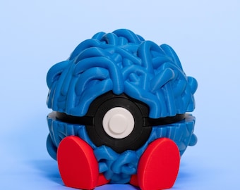 Tangela Pokeball – 3D-printed Pokémon decorative figure | Gift for collectors & gaming fans