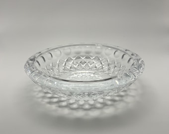 Vintage Princess House Popielniczka z kryształu ołowianego i przezroczystego