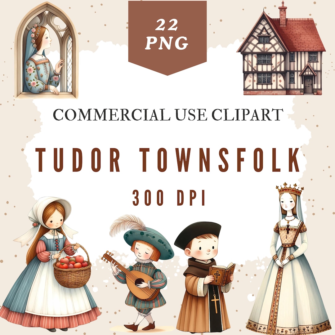 Tudor Times Town And People Clipart Collection Commercial Use History tudor-times-town-and-people-clipart-collection-commercial-use-history