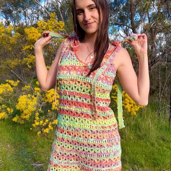 crochet dress festival Luna Dress Size Inclusive crochet dress pattern Namaste & Crochet Makers