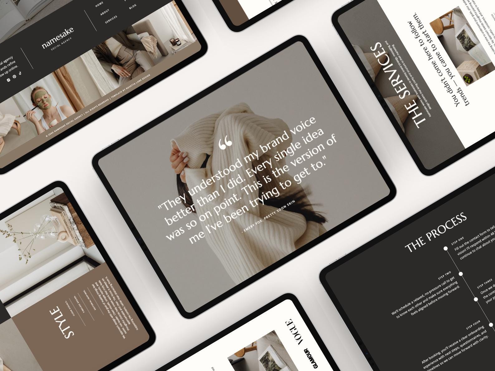 Showit Website Template for Creative Agencies | Social Media Manager ...