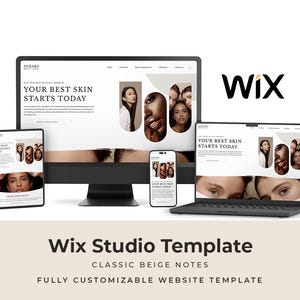 Premium WIX Studio Website Template with Booking System | For Salons, Clinics & New businesses