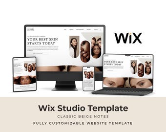WIX Studio-websitesjabloon | Salon, kliniek en bedrijf met boekingssysteem