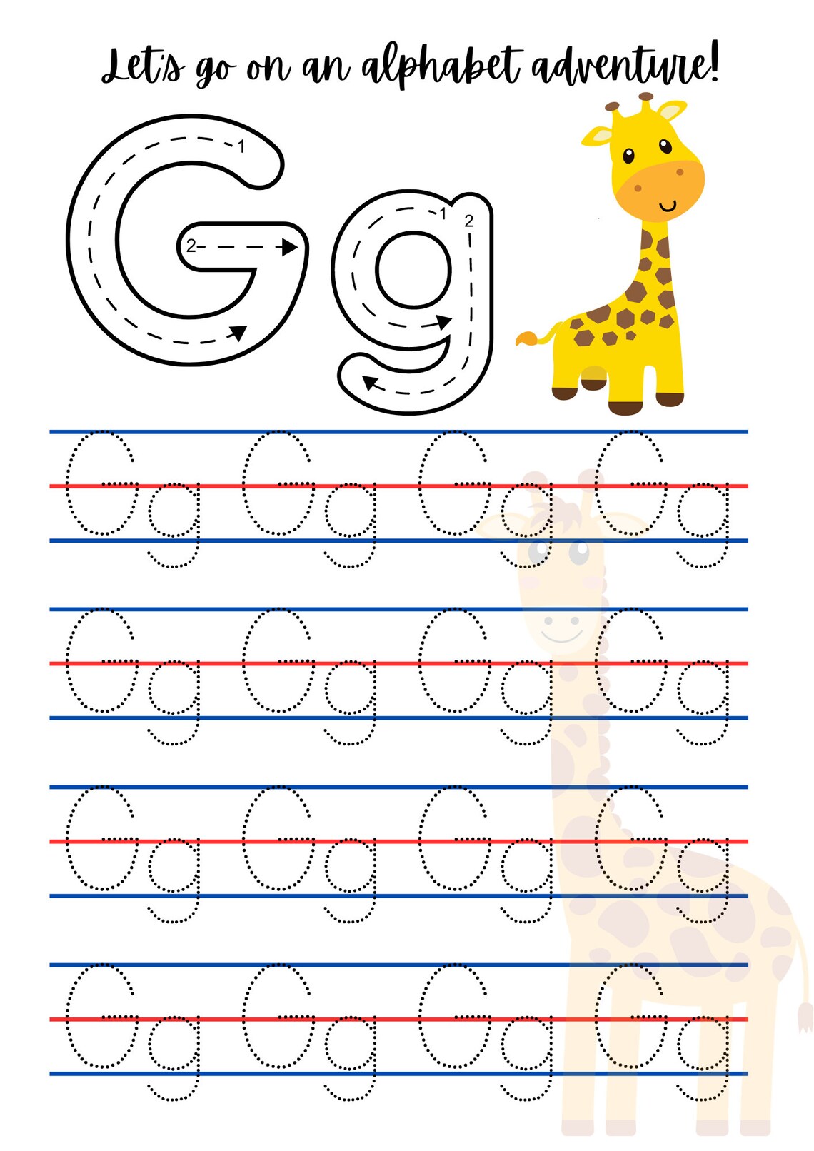 Tracing Alphabets and Numbers for Kids - Etsy