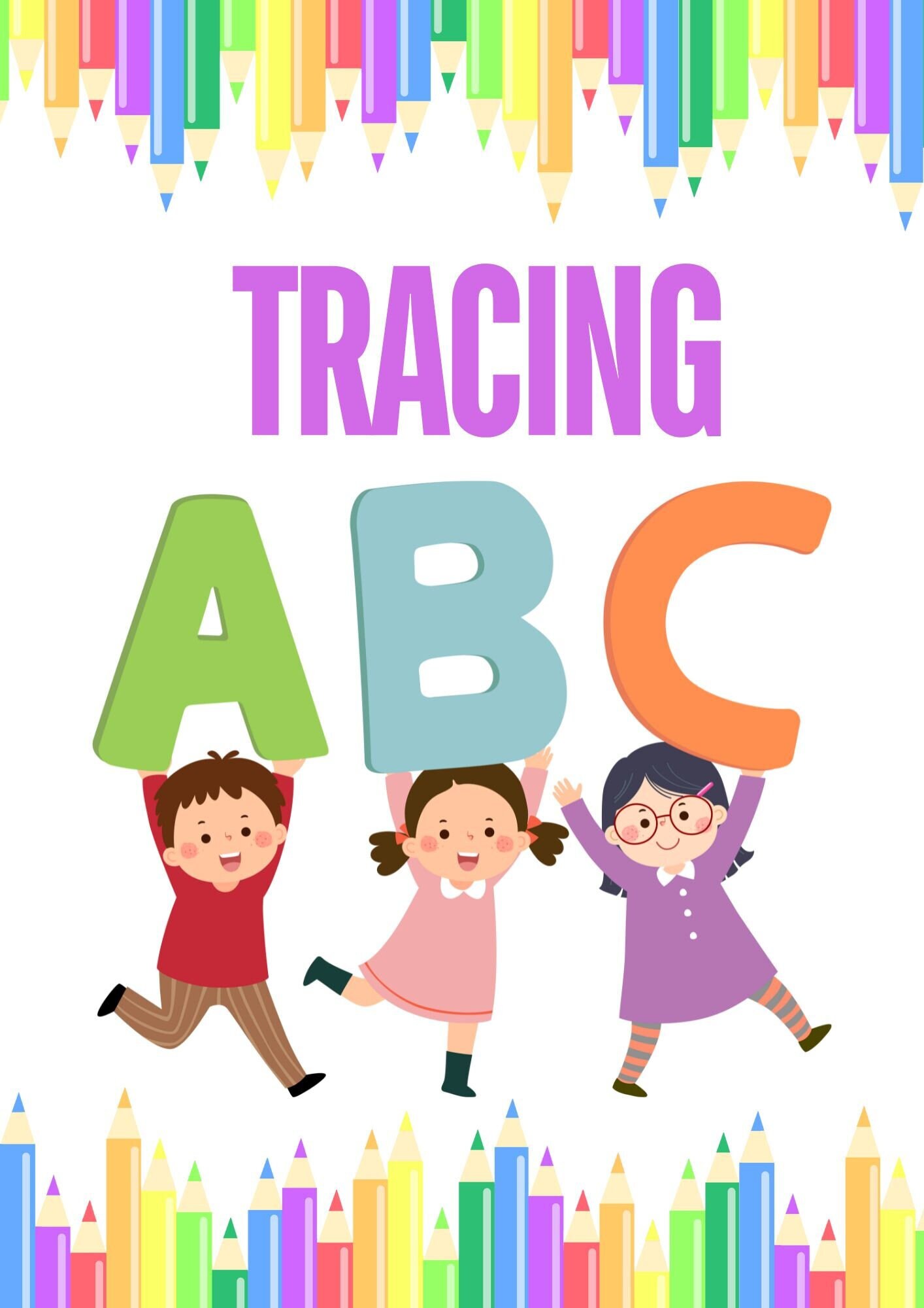 Tracing Alphabets and Numbers for Kids - Etsy