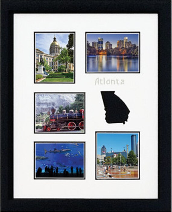 Atlanta Custom Photo Collage Doublemat Mat Only In 11 X14 Etsy