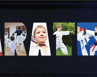 Karate Custom Photo Collage 8x26 (mat only)