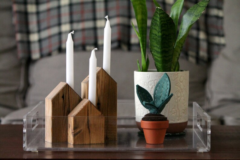 Small Felt Plant. Potted Snake Plant. Fake Plant Sculpture for Etsy