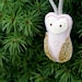 Jeanette Oberholtzer reviewed Mini Owl Ornament. Pink Felt Christmas Ornament. Glitter Woodland Ornament.