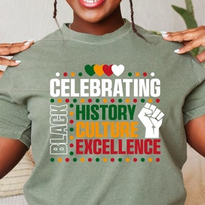 Black History Month Shirt, Celebrate School Black History Sweater, Black Leaders Shirt, Black Historical Icons Tee, Melanin Empowerment Tee
