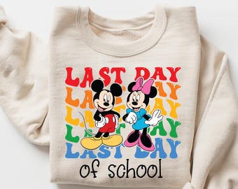 Disney Summer Gamer Sweatshirt, Funny Last Day Of School Tee, Disney Teacher Student Top, Magical School Trip Shirt, Mickey Vacation T-shirt