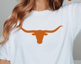 Longhorn T-Shirt, Texas Shirt, Austin Texas Tee, Retro Texas State Sweater, Texas Souvenir Gift, Texan Hook em Tee, Texas Cowboy Sweatshirt
