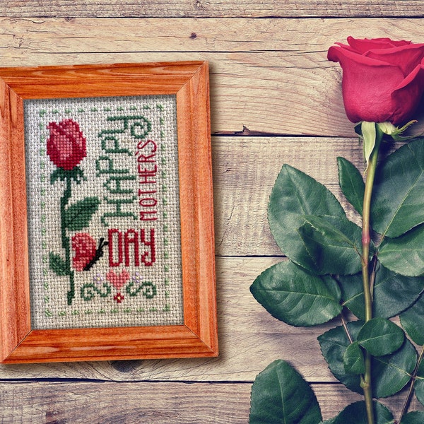 PDF -- Happy Mother's Day Cross Stitch Pattern