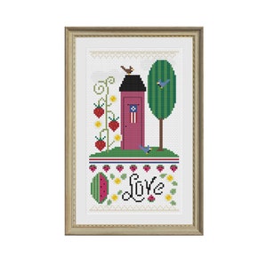 PDF -- Summer Outhouse Cross Stitch Pattern