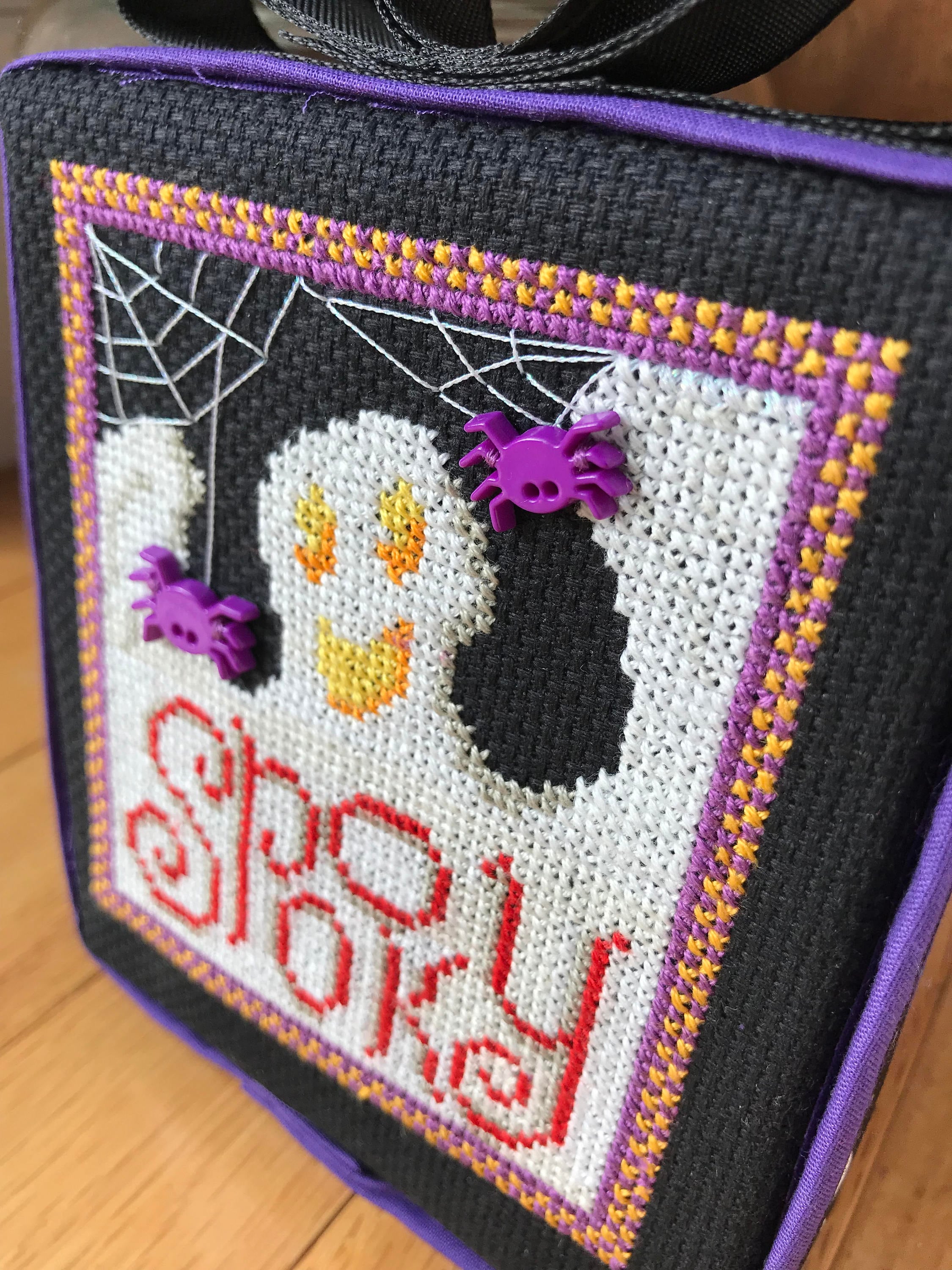 PDF -- Spooky Ghost Halloween Cross Stitch Pattern - Etsy