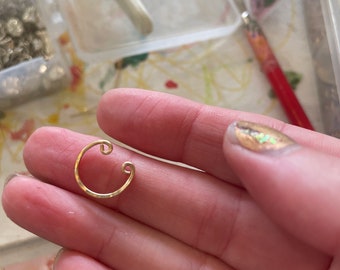 EarCuff  in 14k gold filled ear cuff clip on