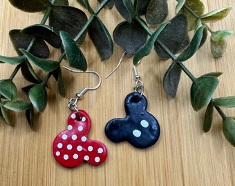 Mickey and Minnie Dangle Earrings
