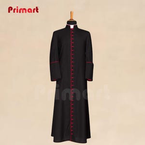 french antique cassock coat