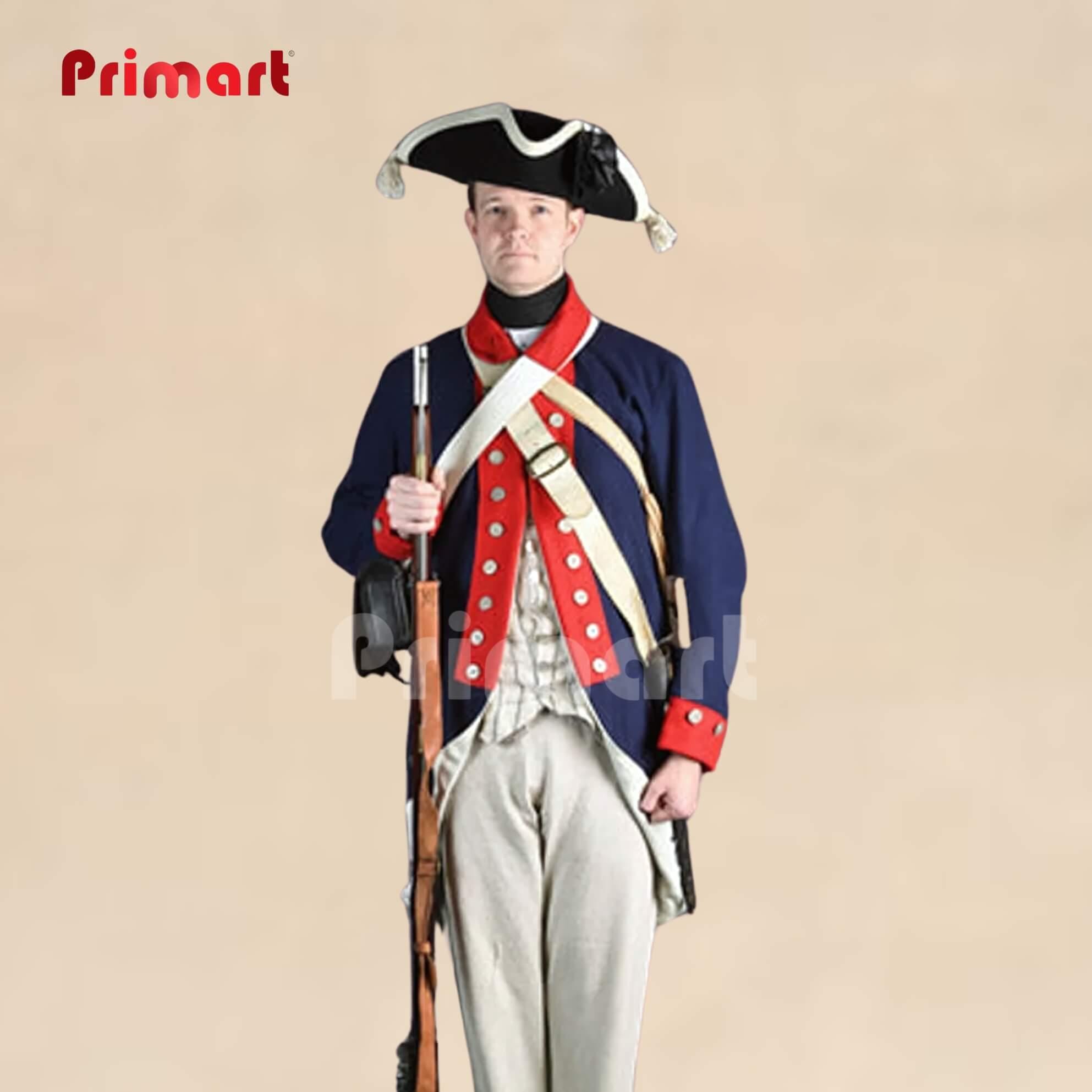 New Continental Army Coat, 1770s American Revolution War