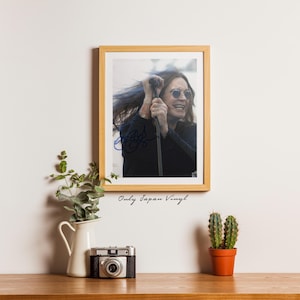Ozzy Osbourne Black Sabbath Hand-Signed Autographed 20x25cm Photo (Lifetime COA)