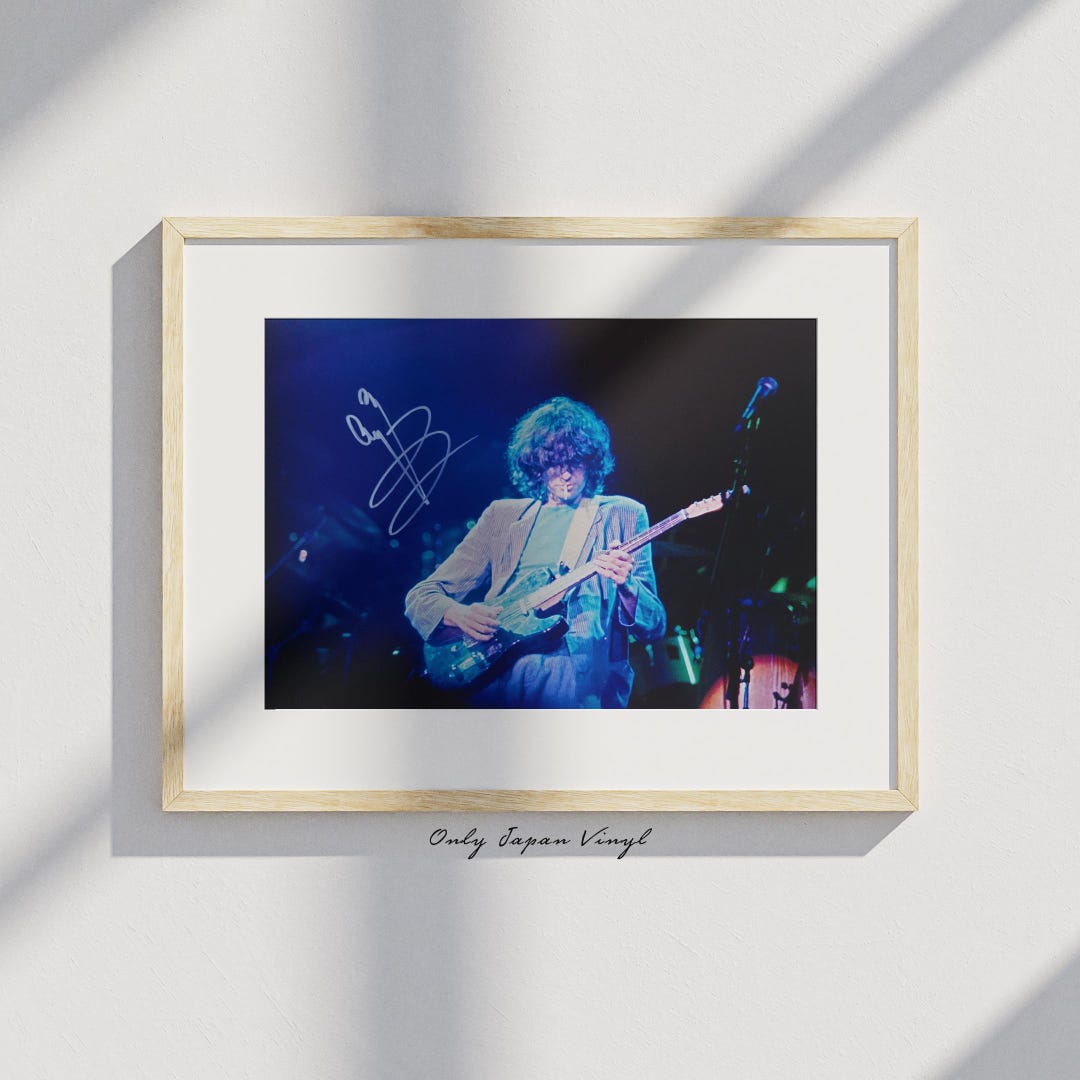 Jimmy Page, Led Zeppelin Hand-signed Autographed 20x30cm Photo ...